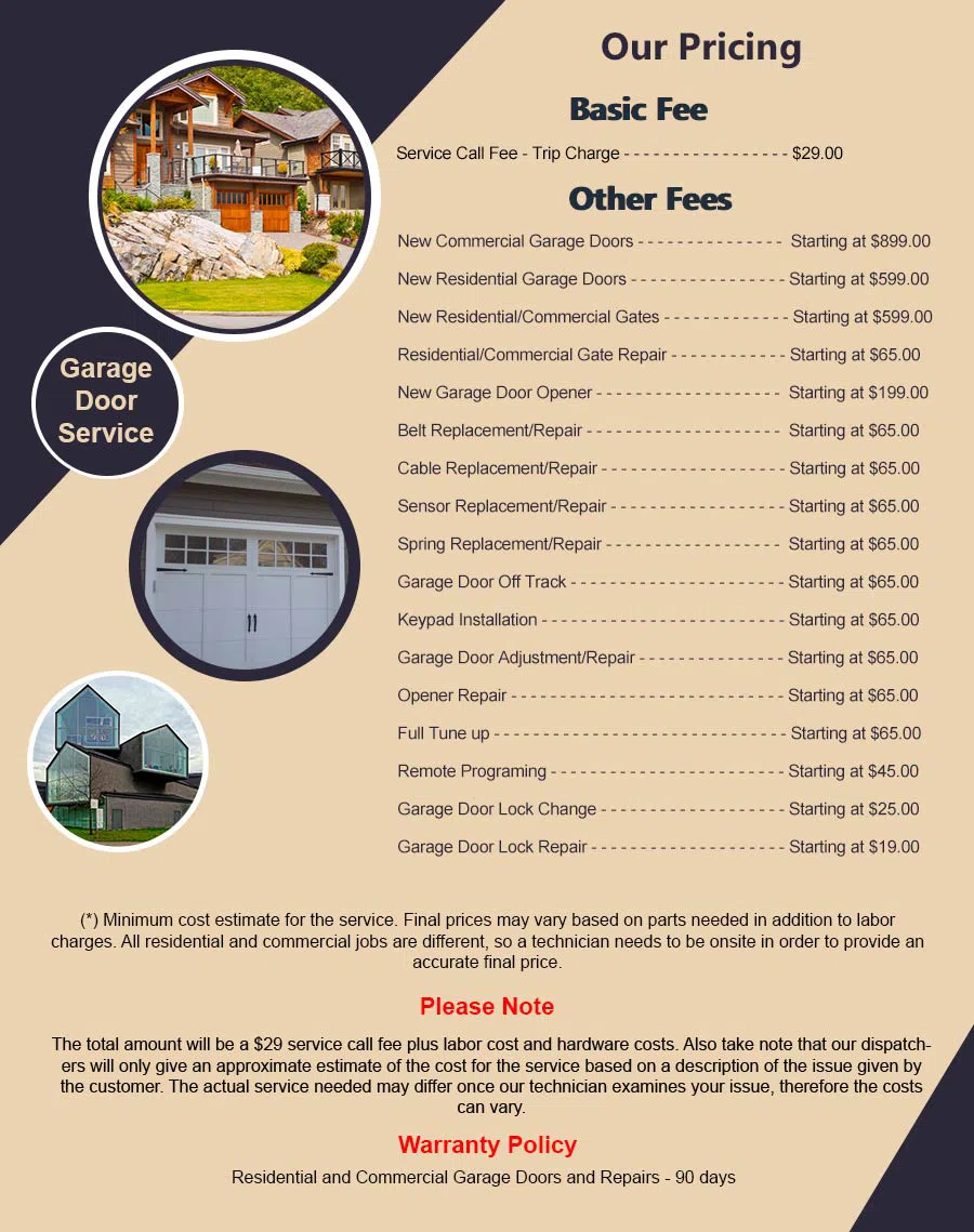 Garage Door Mobile Service Astoria, NY 347-273-1603